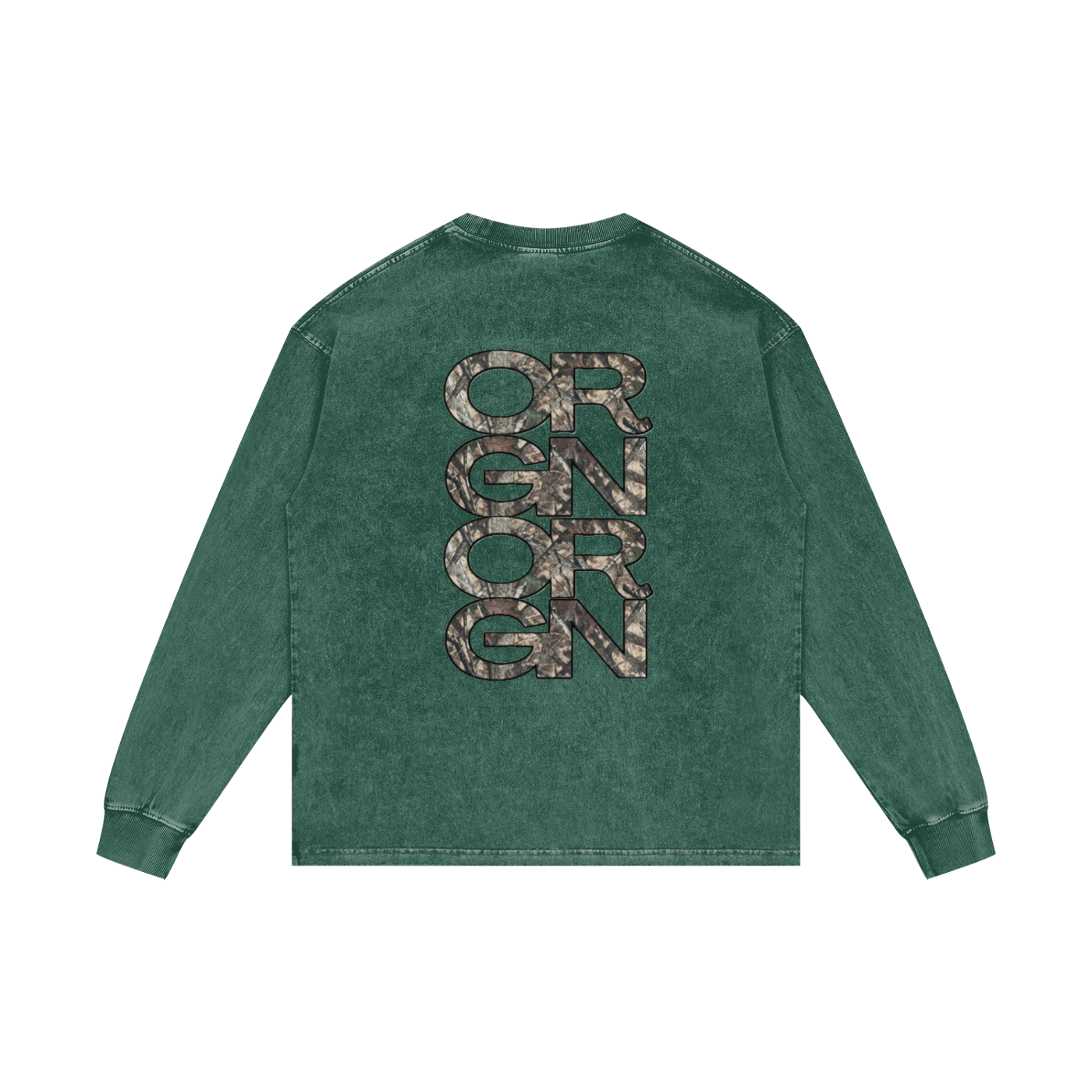 Origin Æsthetics 100% Cotton Long sleeve CAMO ORGN