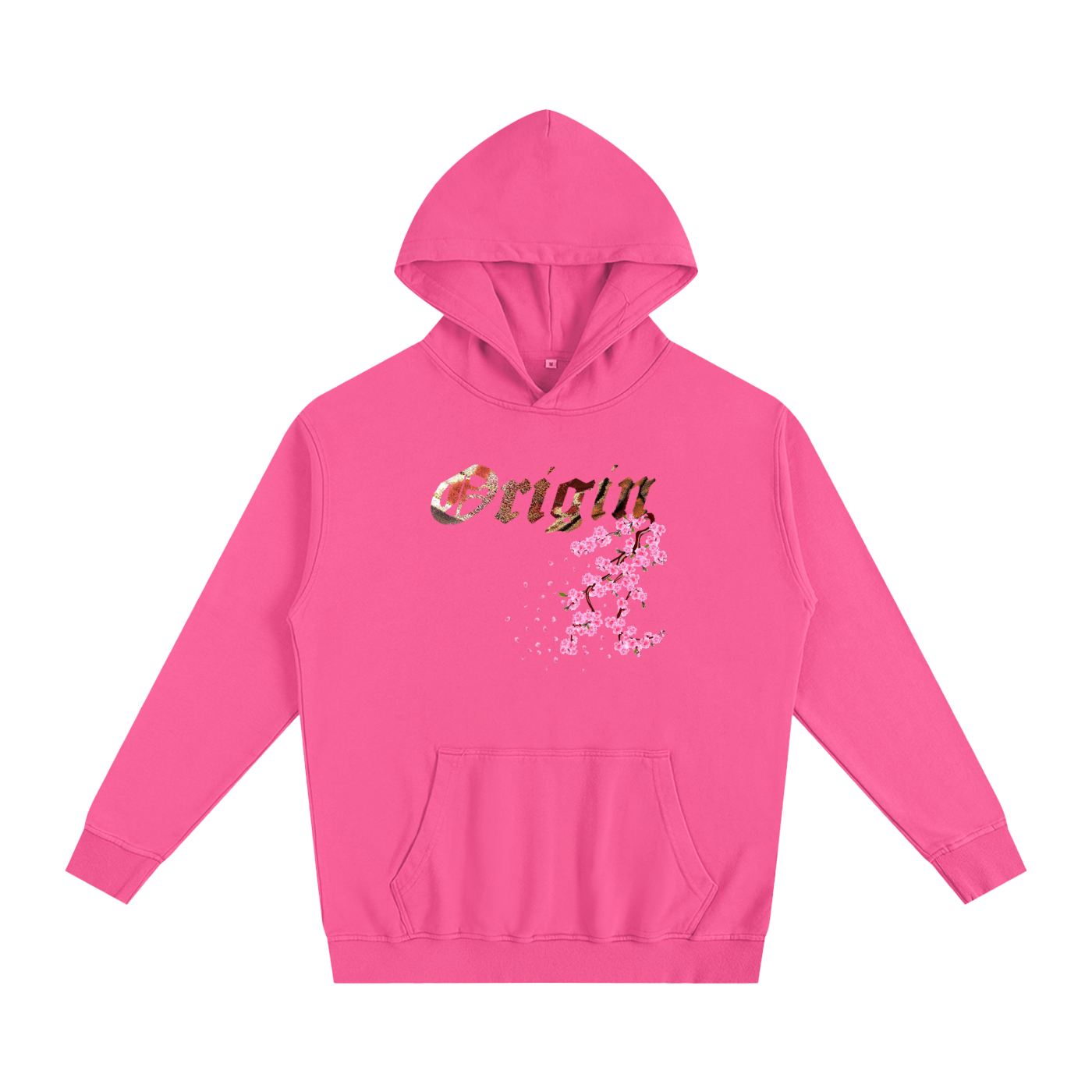 Oversized pure cotton Hoodie Cherry Blossom