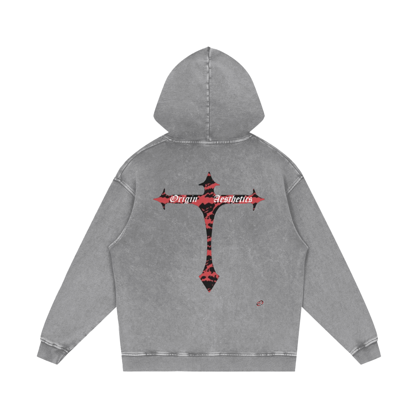 Origin Æsthetics Pure Cotton Red Camo Hoodie