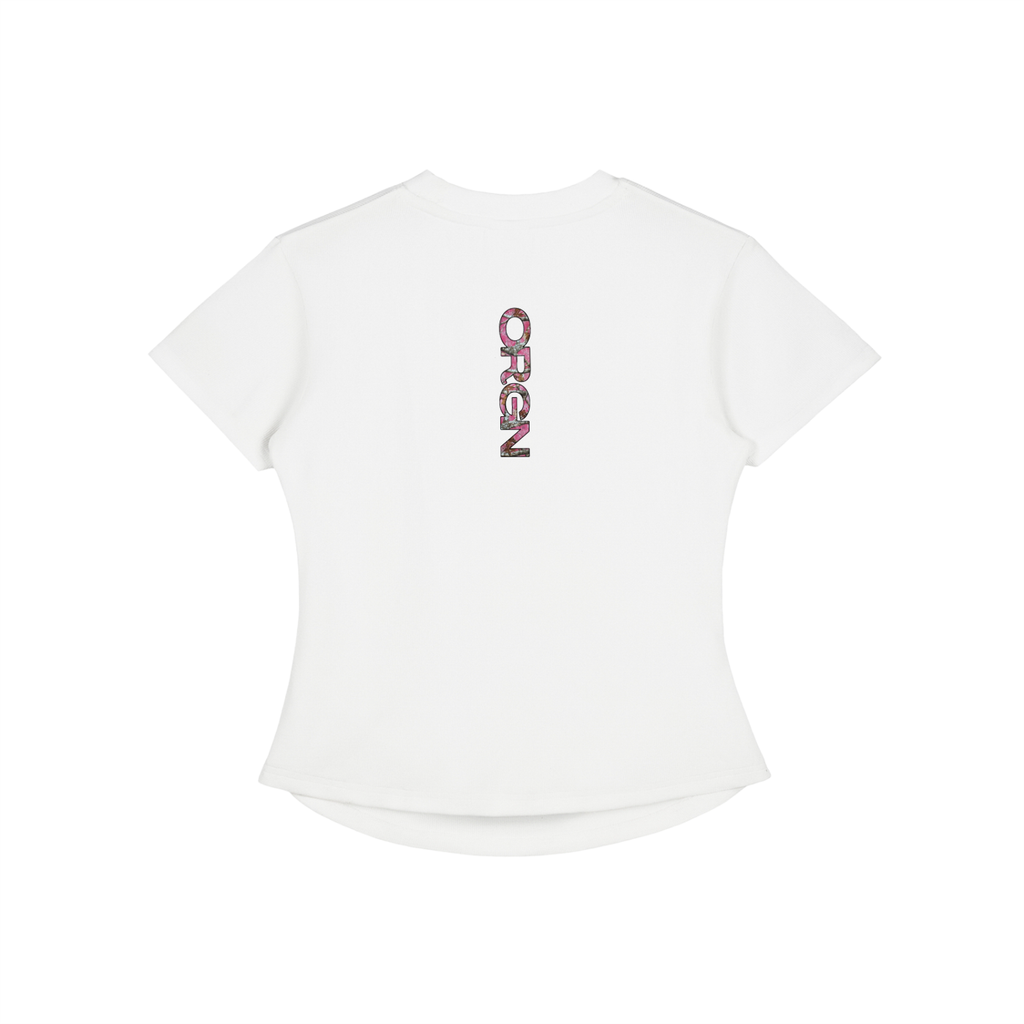 Women’s Origin BodyCon Cotton T - pink camo