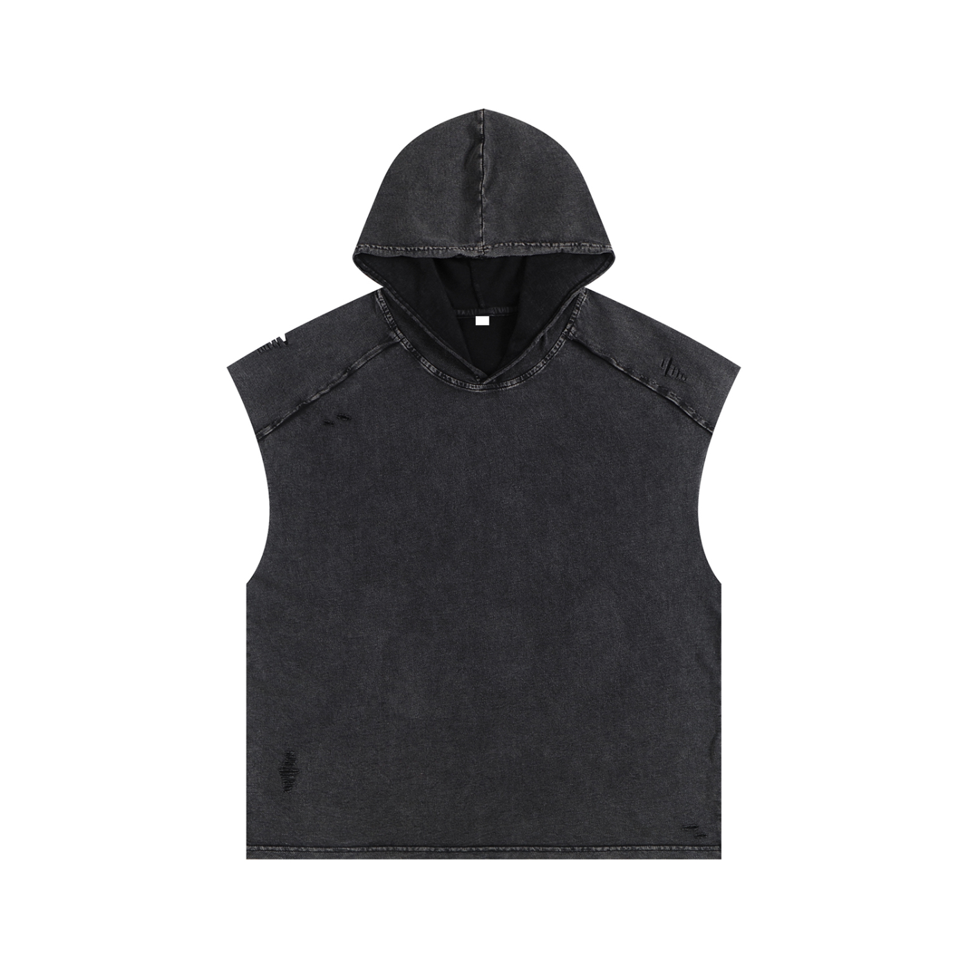 Origin Æsthetics Pure Cotton cut off hood- fleur de li