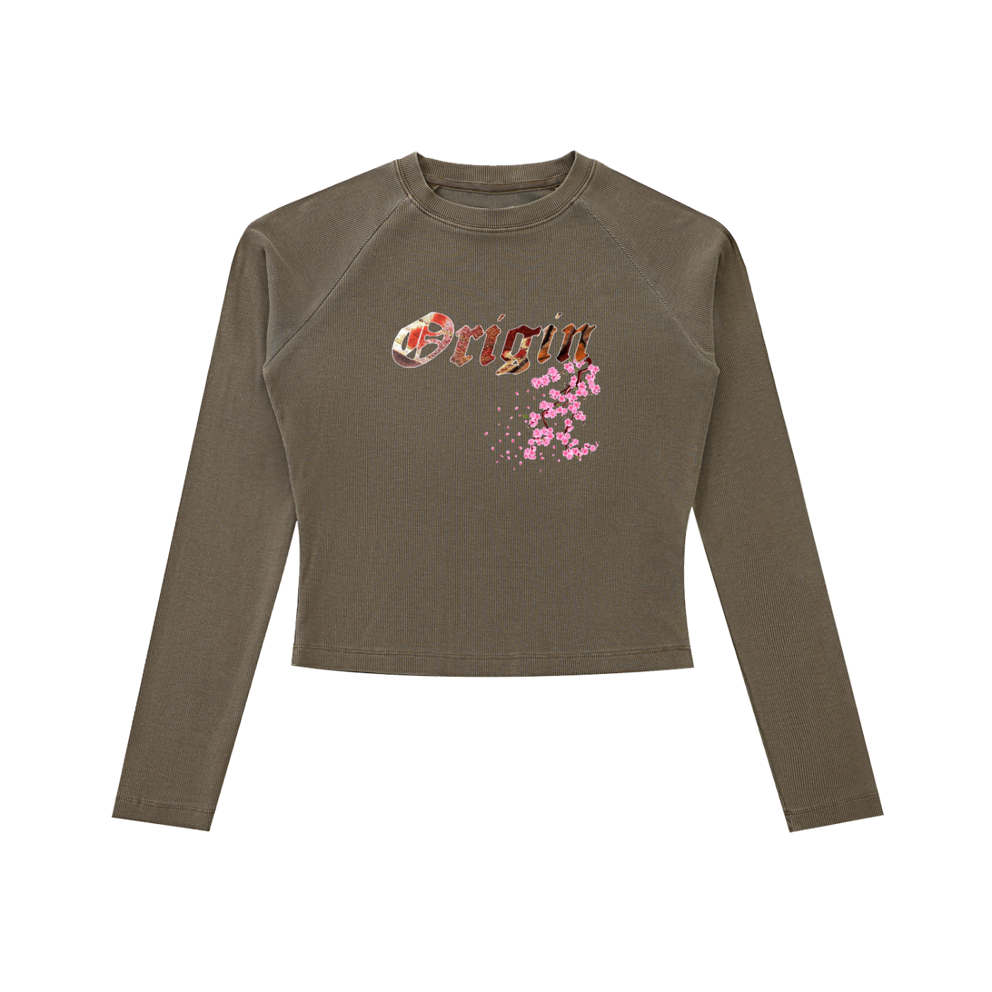 Origin Æsthetics Raglan Long Sleeve T - Cherry Blossom