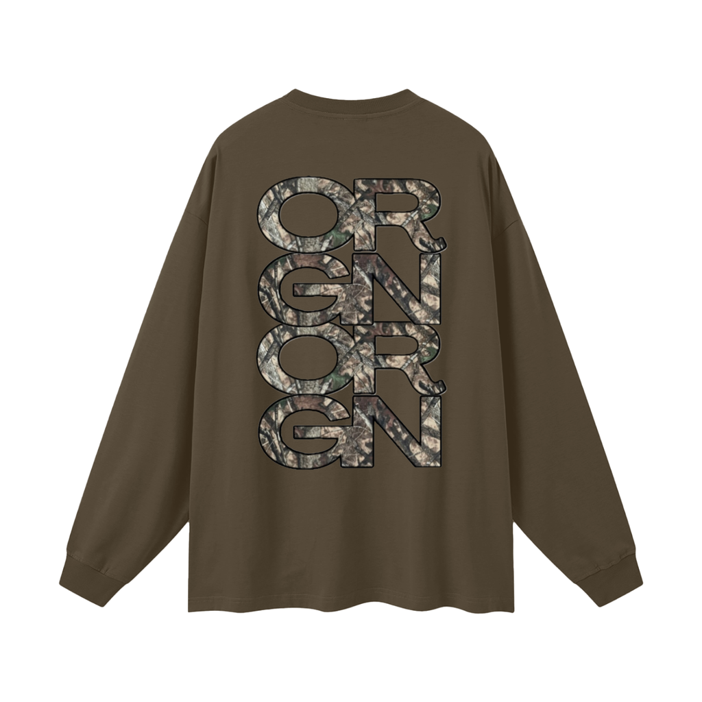 Origin Æsthetics Pure Cotton Long Sleeve T | Camo