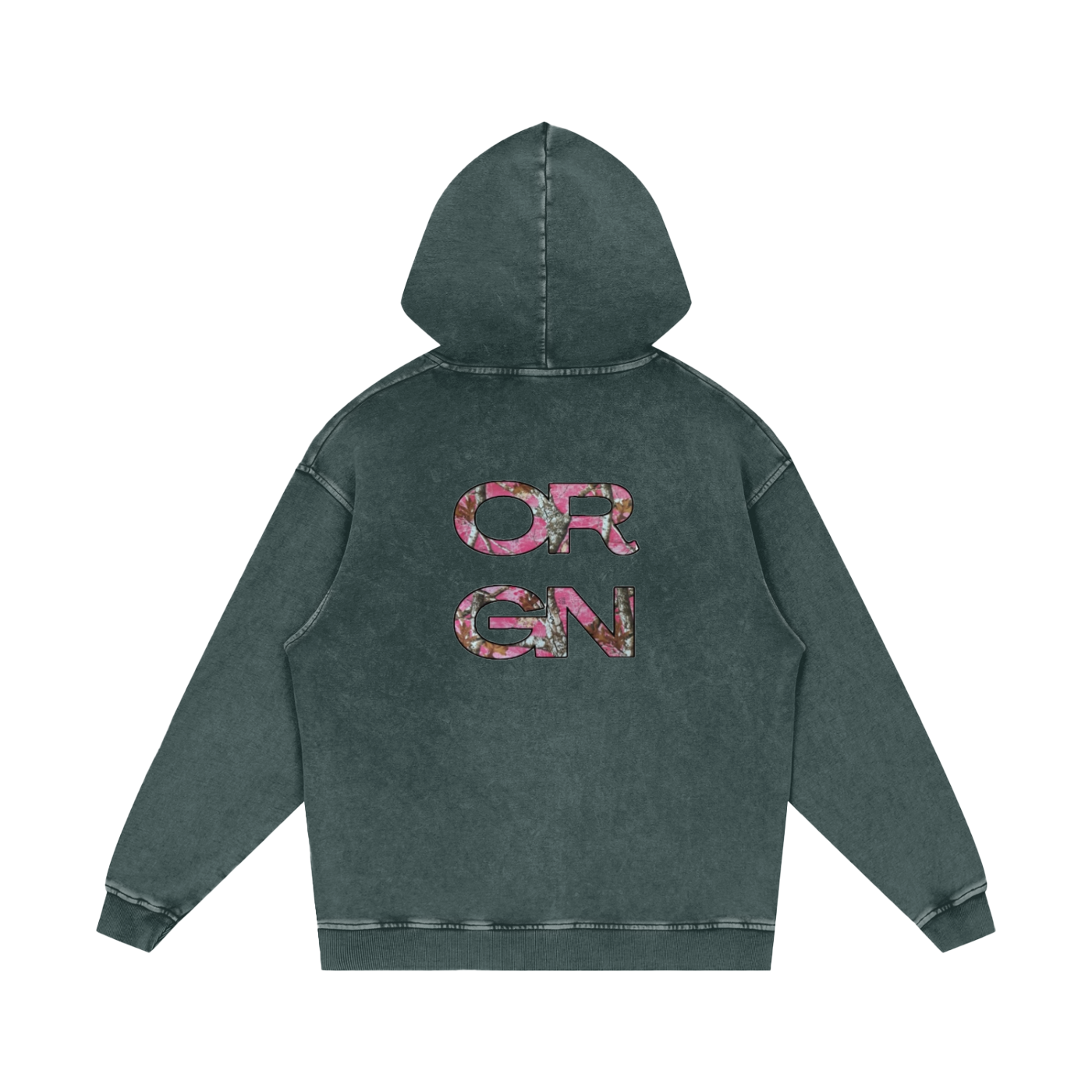 Origin Æsthetics Pure Cotton Hoodie - Pink Camo
