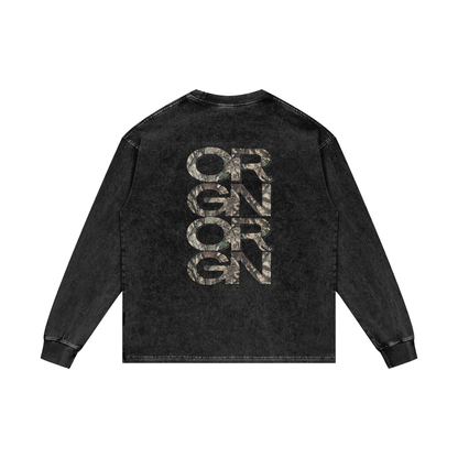 Origin Æsthetics 100% Cotton Long sleeve CAMO ORGN