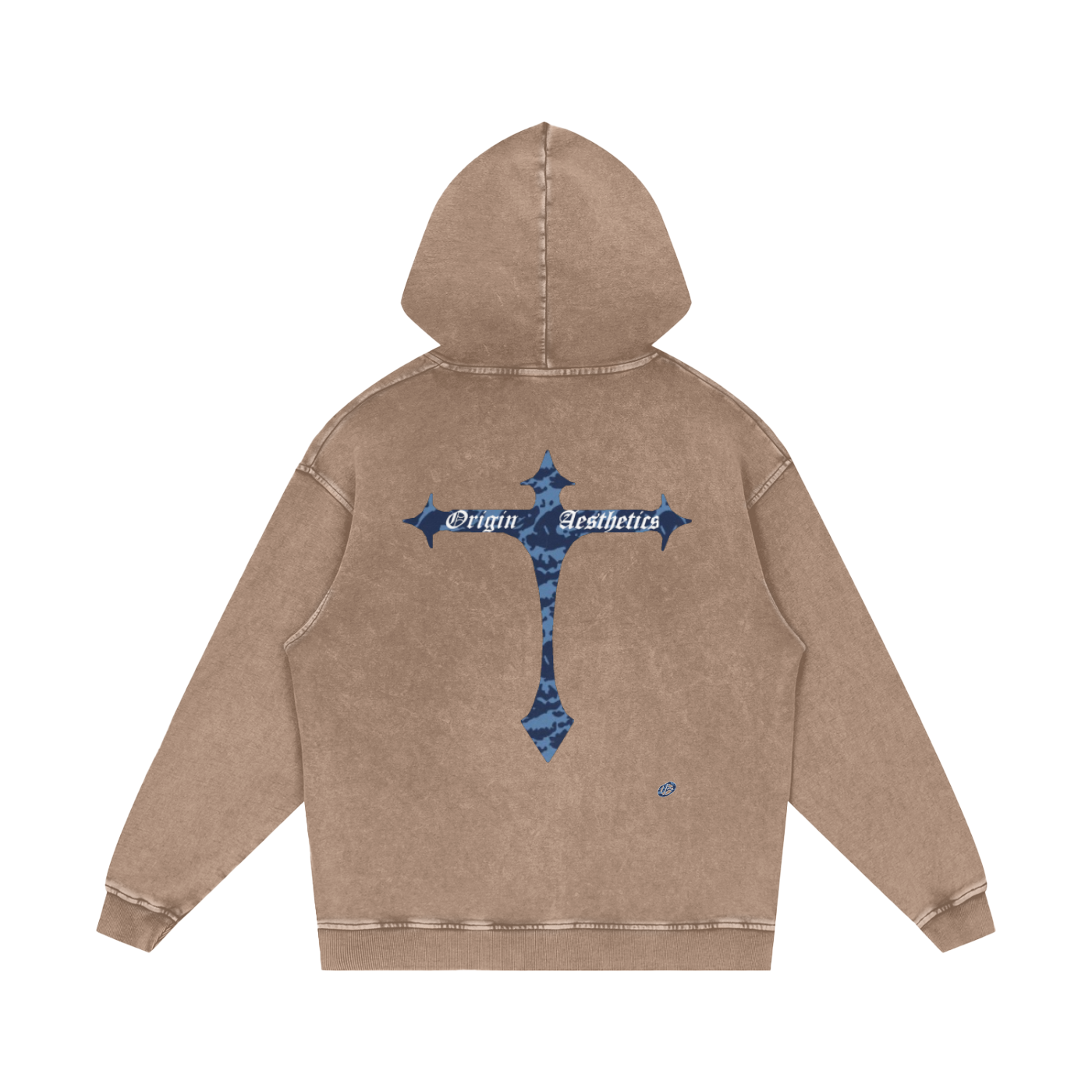 Origin Æsthetics Pure Cotton Blue Camo Hoodie