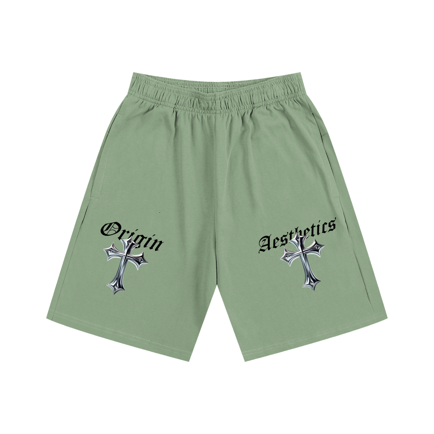 Origin AestheticsPure Cotton Shorts - Chrome