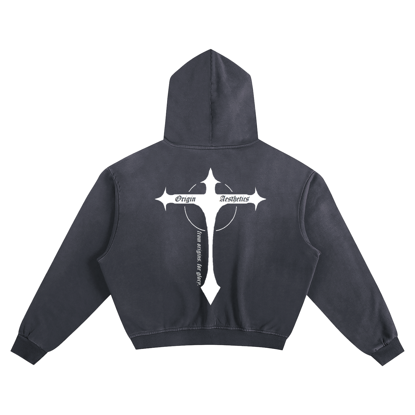 Origin Æsthetics Pure Cotton Sunfade Womens Boxy Hoodie