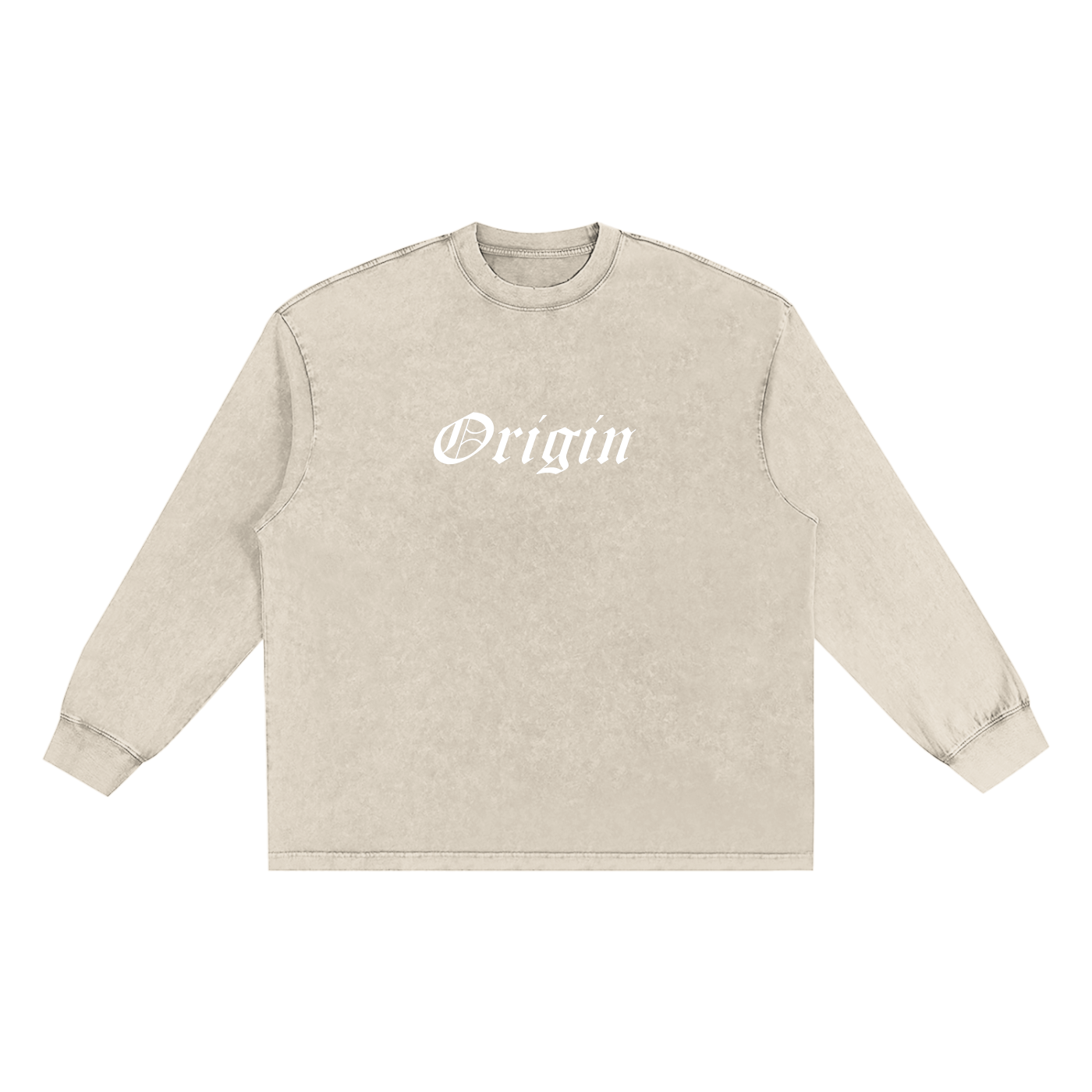 Origin Æsthetics Pure Cotton Snow Washed Oversize Long T