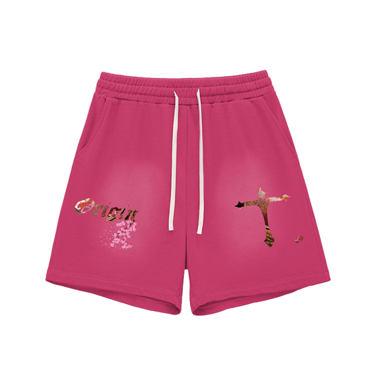 Origin Aesthetics Pure Cotton Shorts - Cherry Blossom