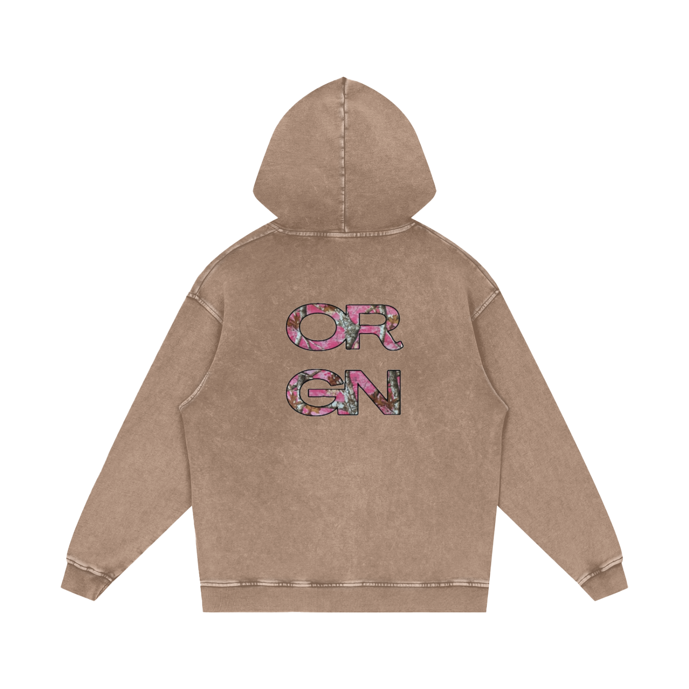 Origin Æsthetics Pure Cotton Hoodie - Pink Camo