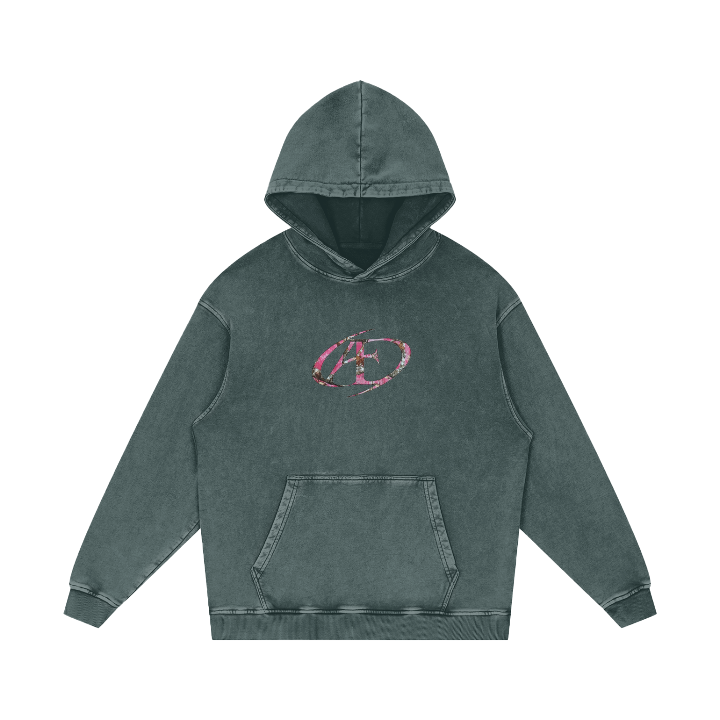 Origin Æsthetics Pure Cotton Hoodie - Pink Camo