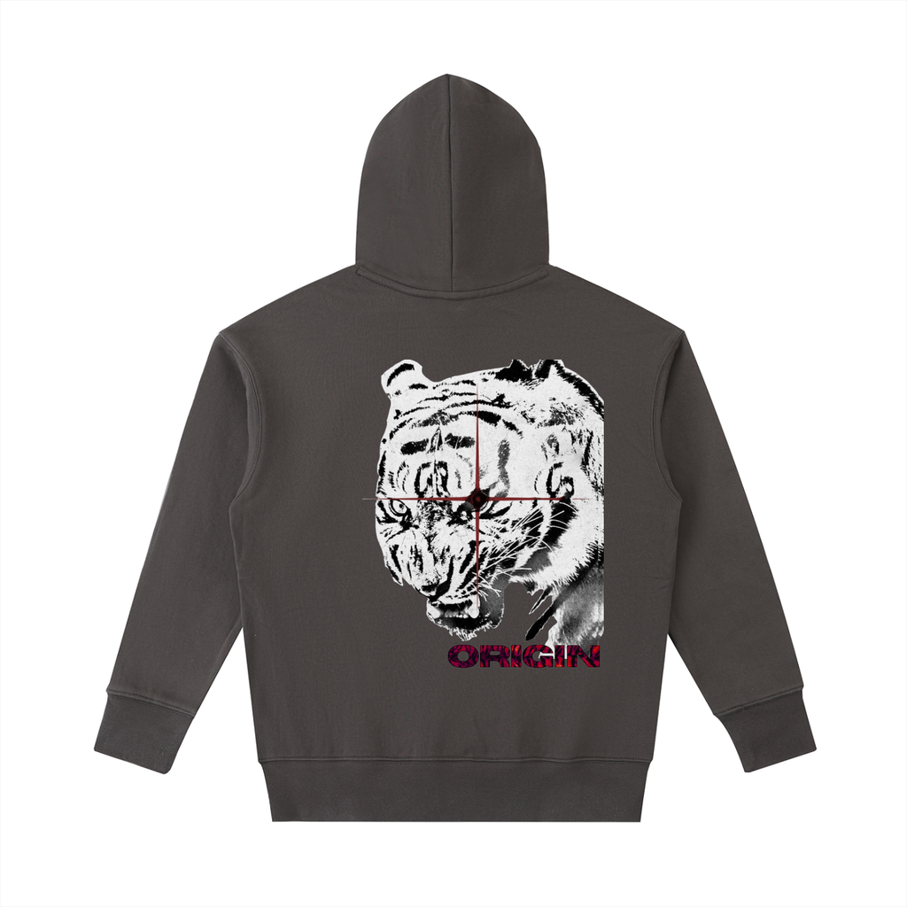 Origin Æsthetics Maroon Tiger Hoodie