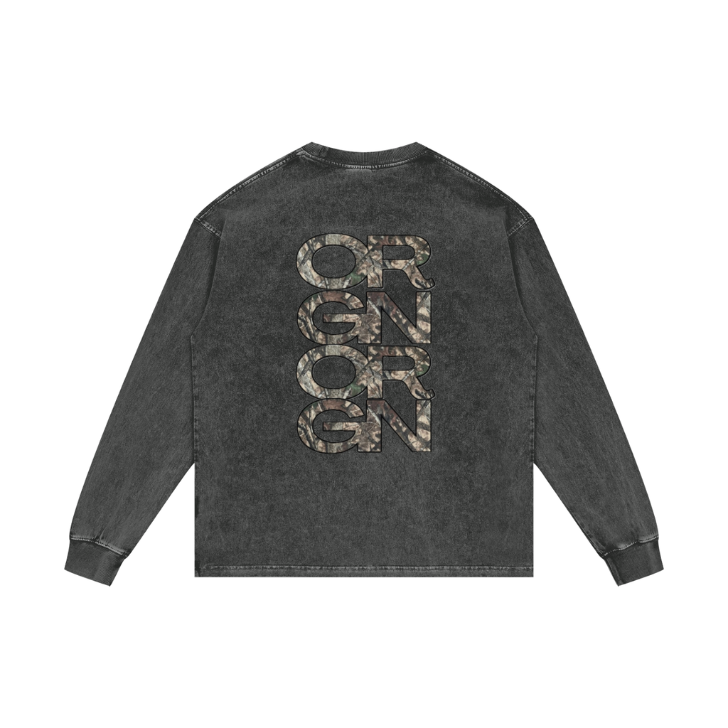 Origin Æsthetics 100% Cotton Long sleeve CAMO ORGN
