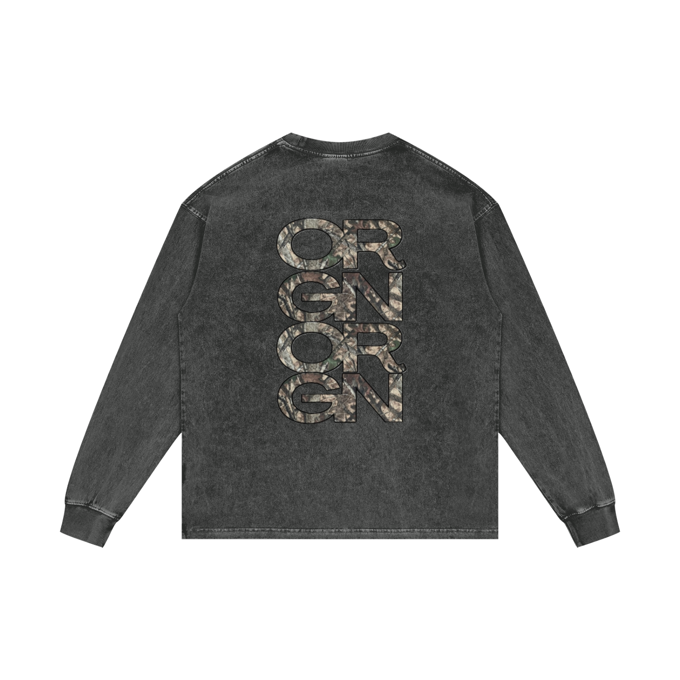Origin Æsthetics 100% Cotton Long sleeve CAMO ORGN