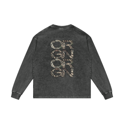 Origin Æsthetics 100% Cotton Long sleeve CAMO ORGN