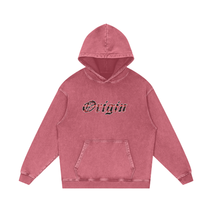 Origin Æsthetics Pure Cotton Red Camo Hoodie