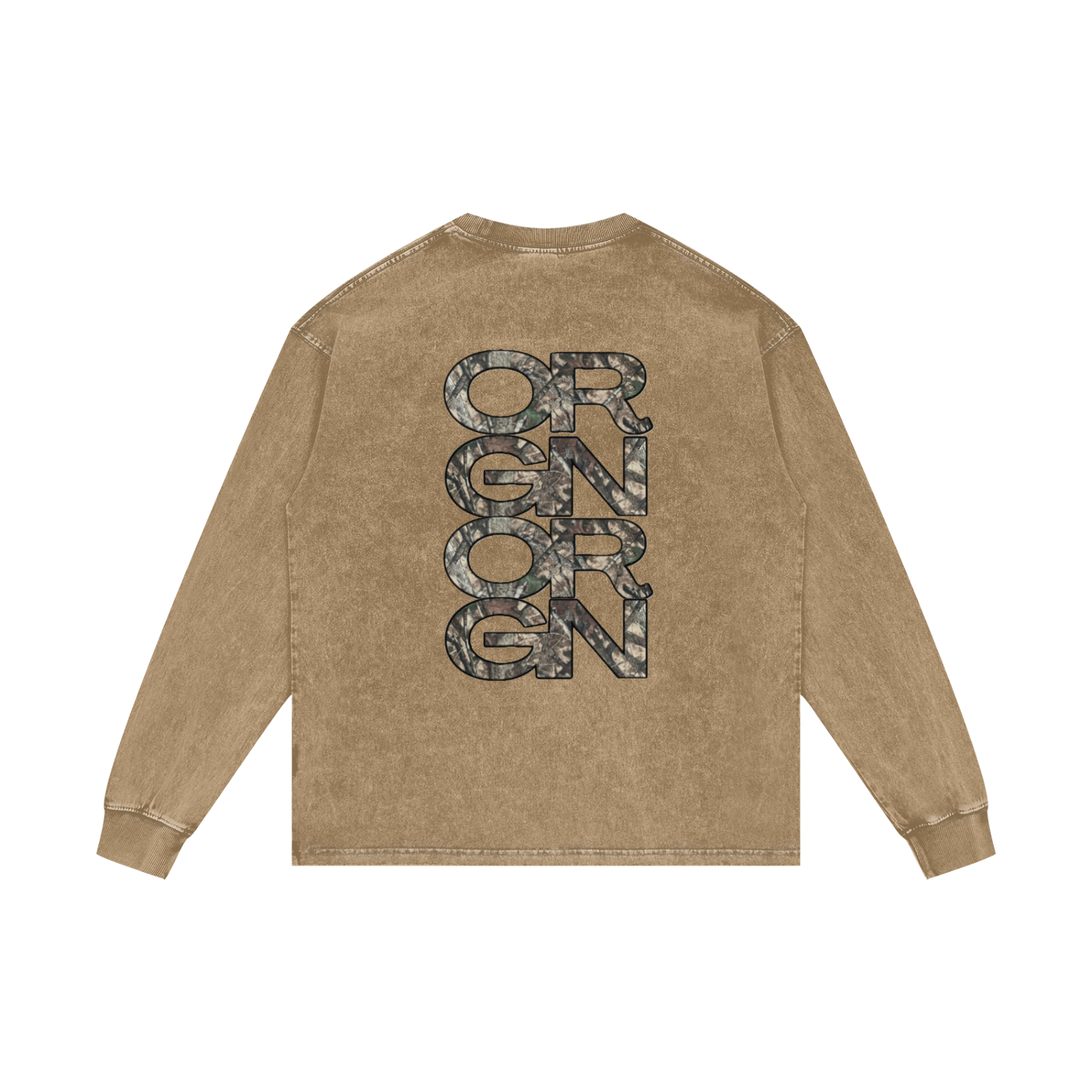 Origin Æsthetics 100% Cotton Long sleeve CAMO ORGN