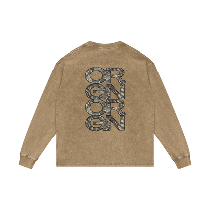 Origin Æsthetics 100% Cotton Long sleeve CAMO ORGN