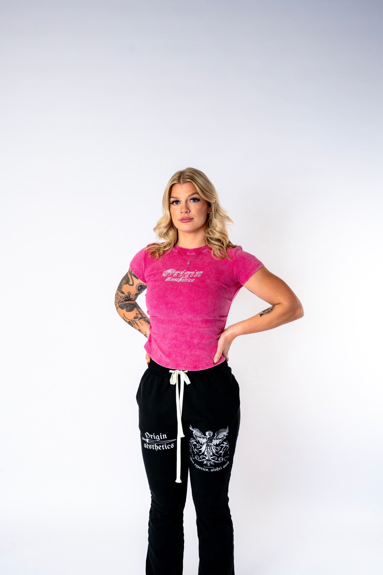 Women’s Origin BodyCon Cotton T - pink camo