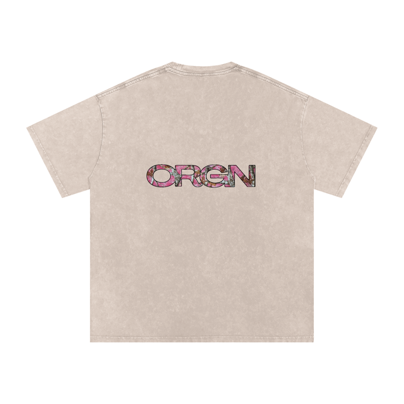 Origin Æsthetics Pure Cotton  T- Pink Camo