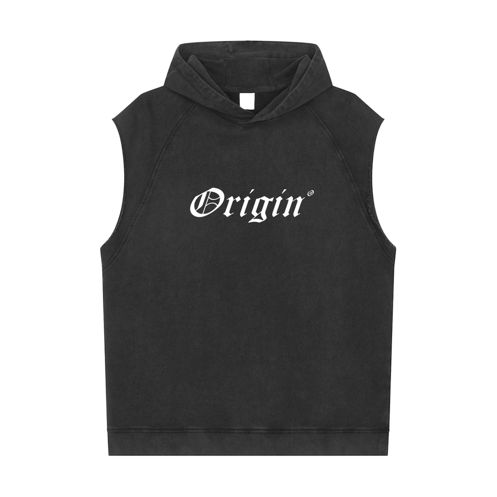 Origin Æsthetics Pure Cotton Cut Off Hoodie