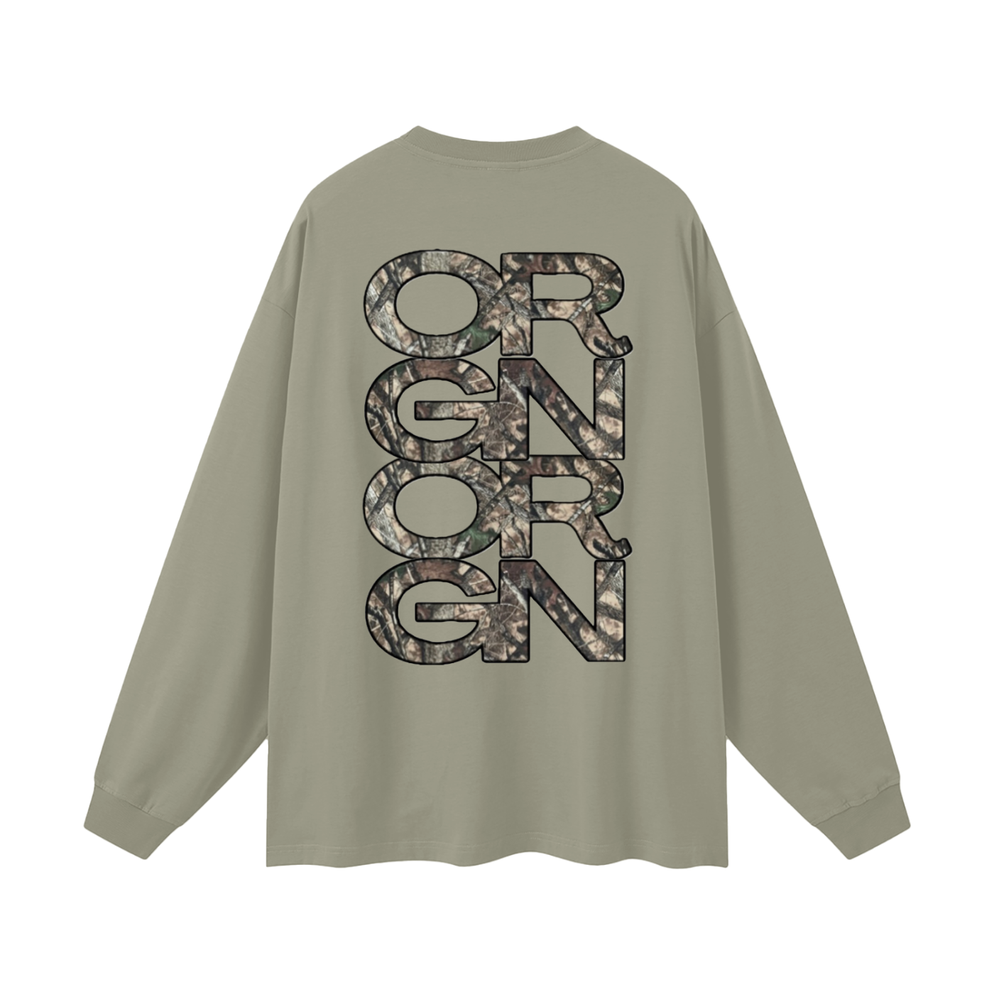 Origin Æsthetics Pure Cotton Long Sleeve T | Camo