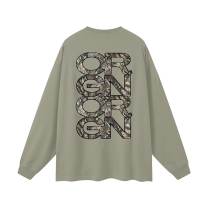 Origin Æsthetics Pure Cotton Long Sleeve T | Camo