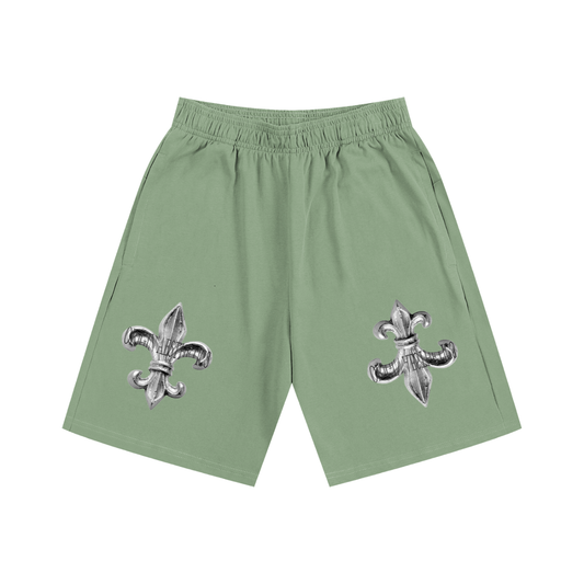 Origin Aesthetics Pure Cotton Shorts - Fleur De Lis