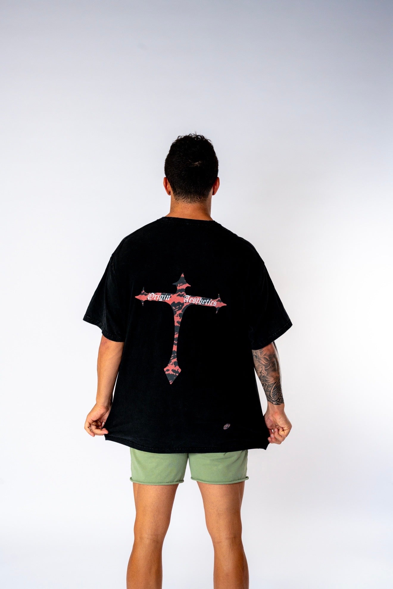 Origin Pure cotton Oversize Blu Tiger T