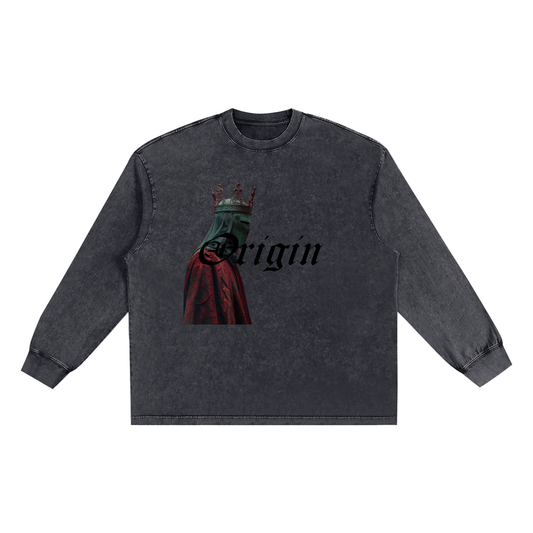 Origin Aesthetics Pure Cotton Oversize Long Sleeve T | Prince