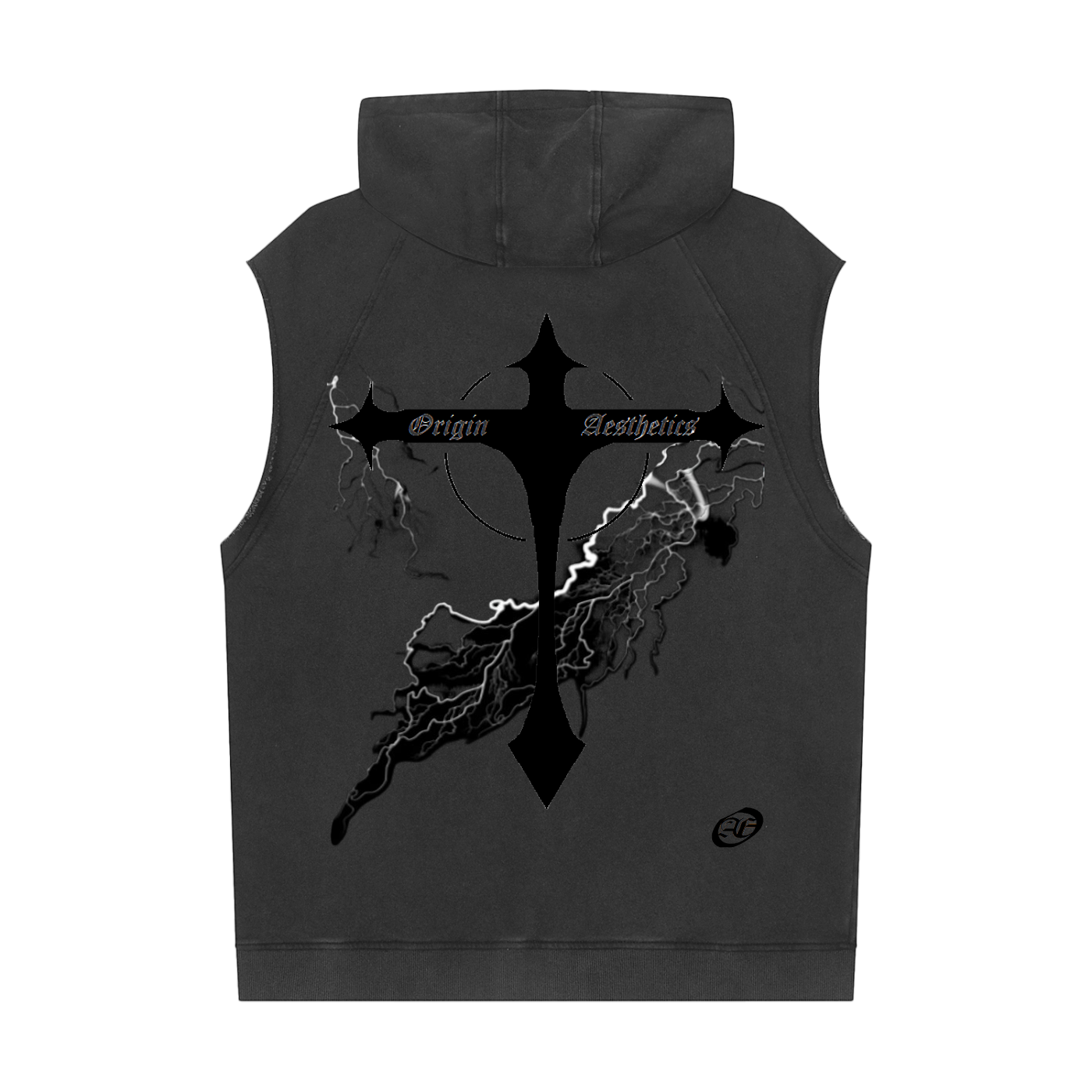 Pure cotton Sleeveless Hoodie | Angel