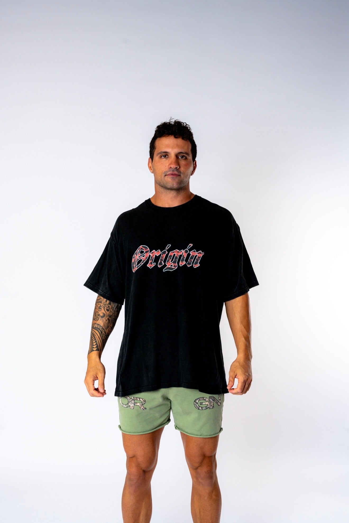 Origin Pure cotton Oversize Blu Tiger T