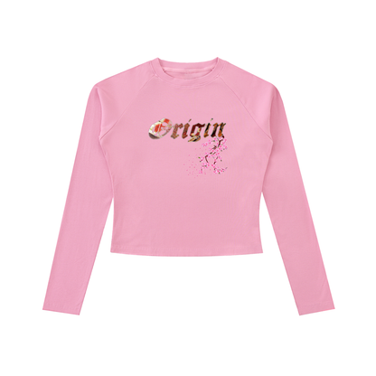 Origin Æsthetics Raglan Long Sleeve T - Cherry Blossom