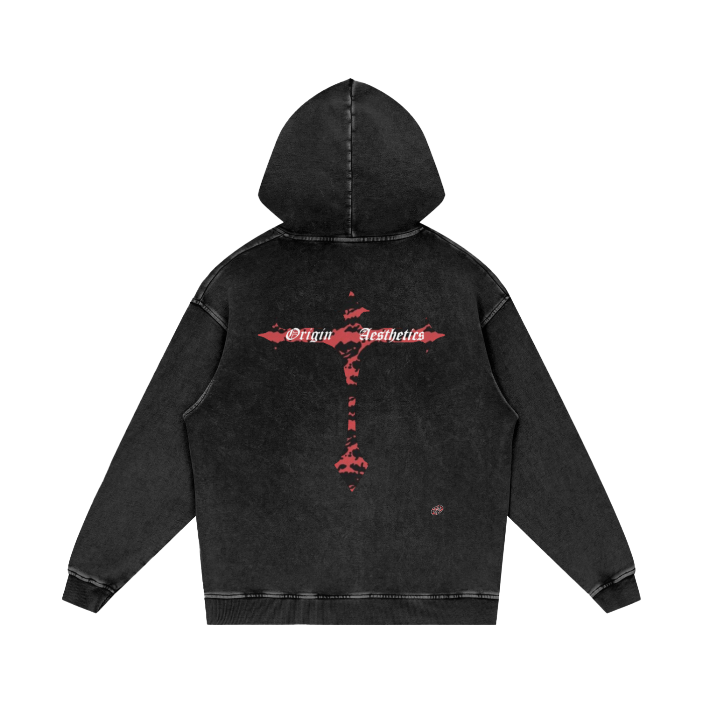 Origin Æsthetics Pure Cotton Red Camo Hoodie