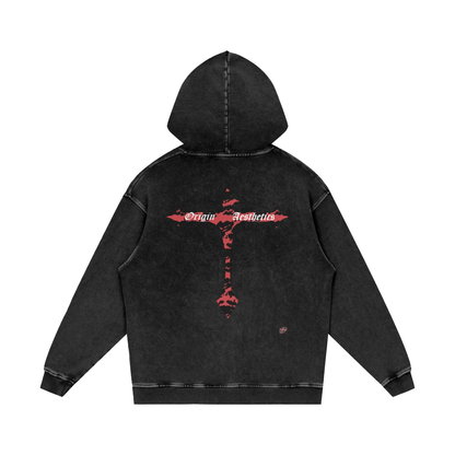 Origin Æsthetics Pure Cotton Red Camo Hoodie