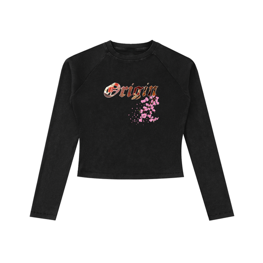 Origin Æsthetics Raglan Long Sleeve T - Cherry Blossom