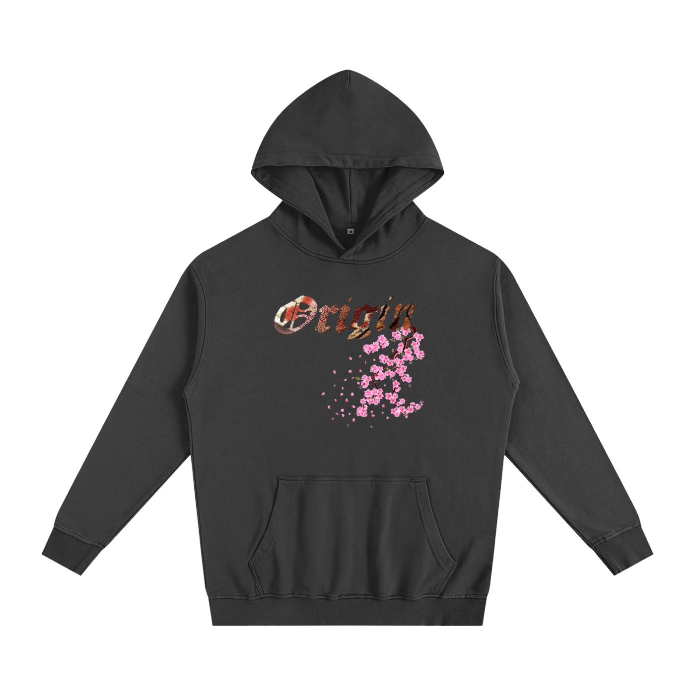 Oversized pure cotton Hoodie Cherry Blossom
