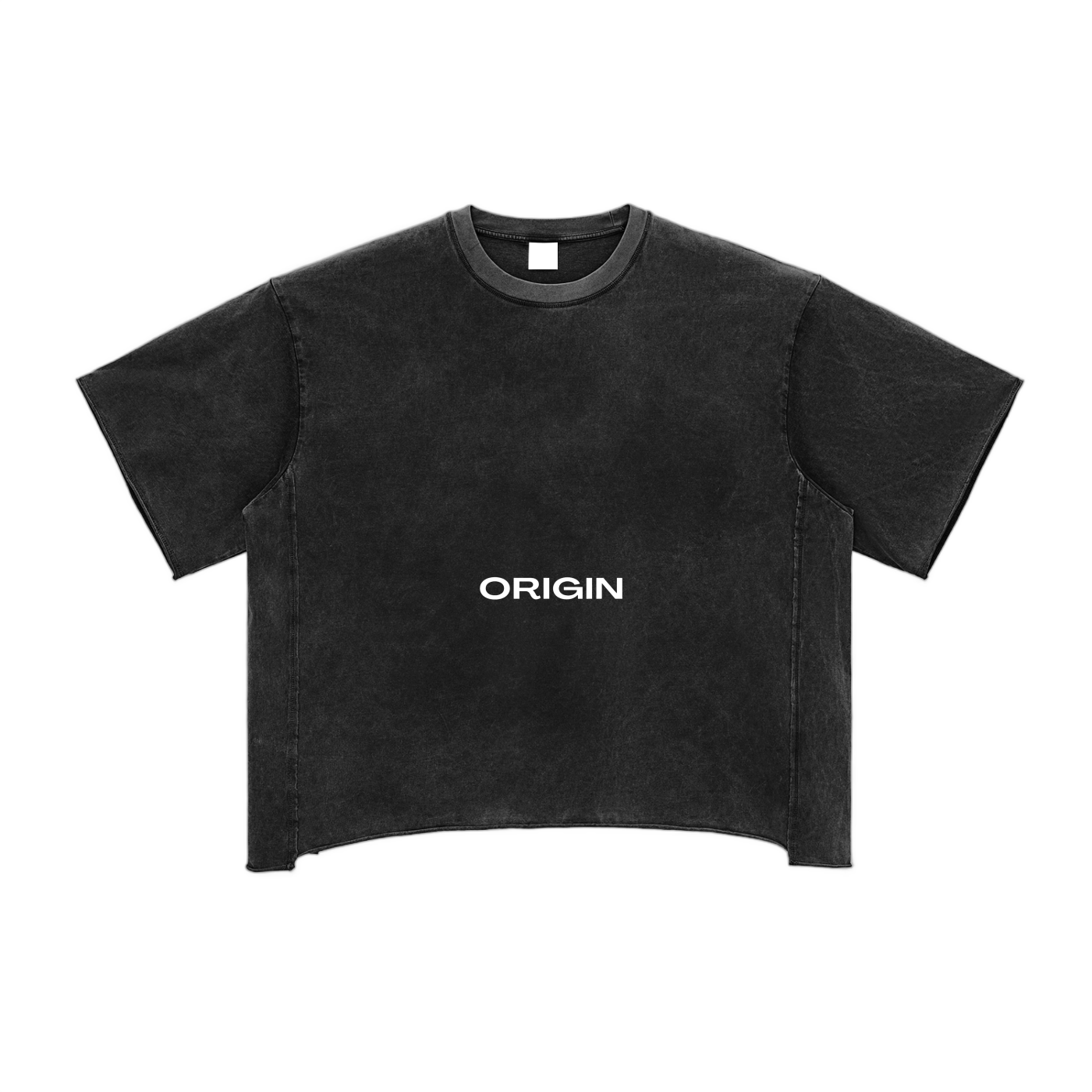 Origin Æsthetics 100% cotton Raw Edge Boxy T | aestheticsociety