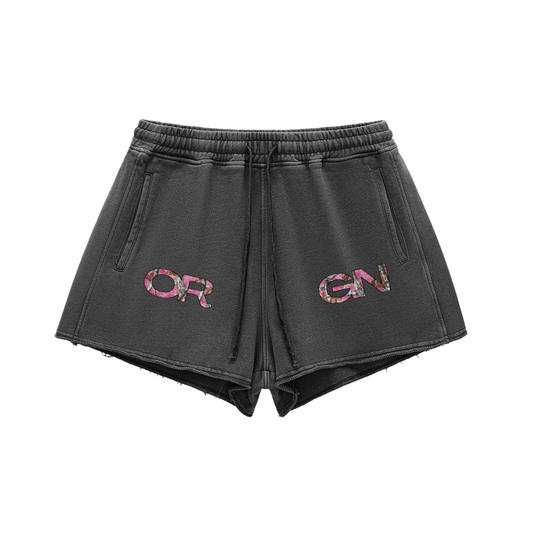 Origin Æsthetics Pure Cotton Womens Shorts - pink camo