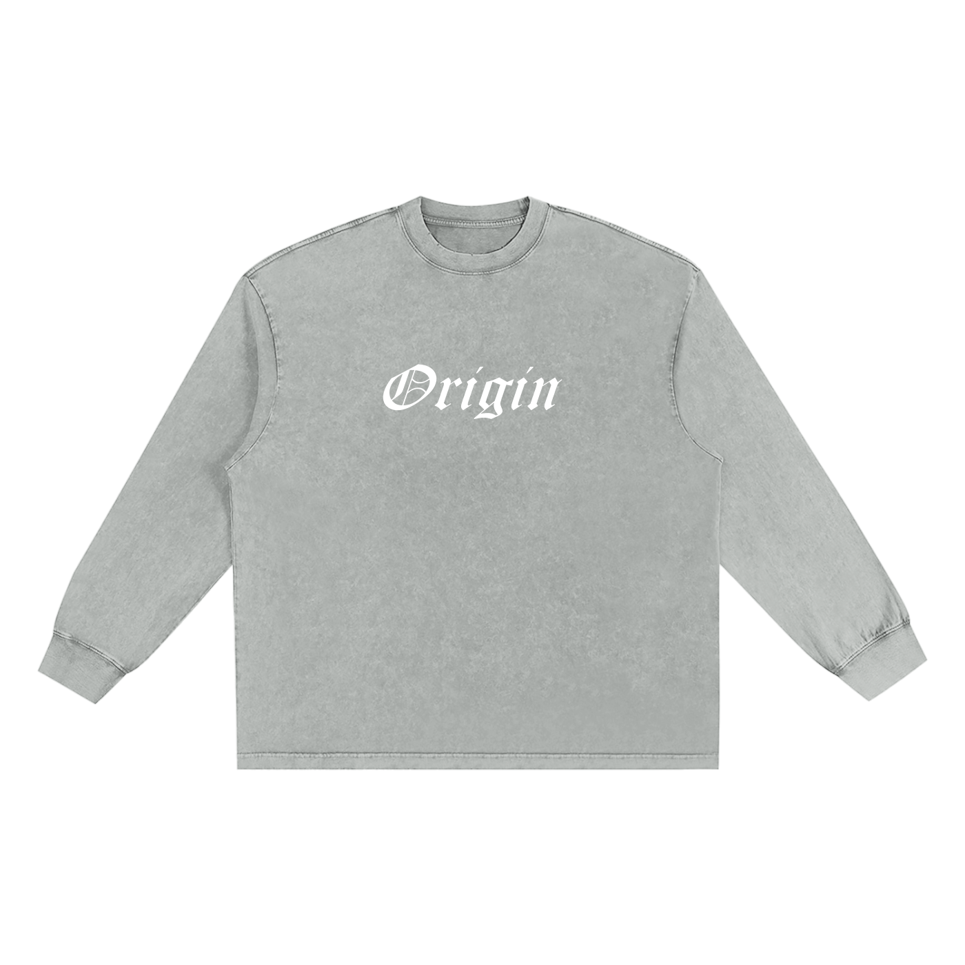 Origin Æsthetics Pure Cotton Snow Washed Oversize Long T