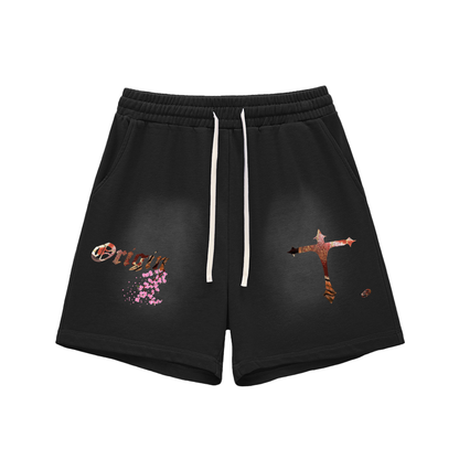 Origin Aesthetics Pure Cotton Shorts | Cherry Blossom