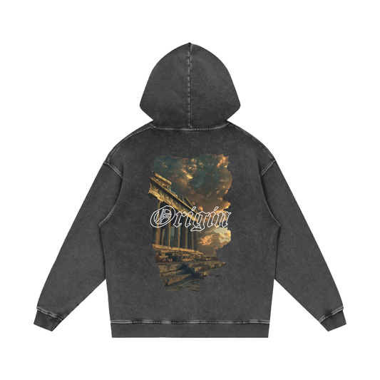 Origin Aesthetics Acid Wash Oversize Hoodie | STEPS