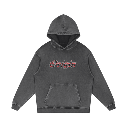 Origin Æsthetics Pure Cotton Red Camo Hoodie