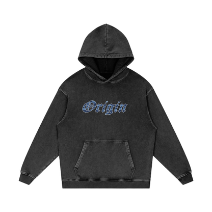 Origin Æsthetics Pure Cotton Blue Camo Hoodie