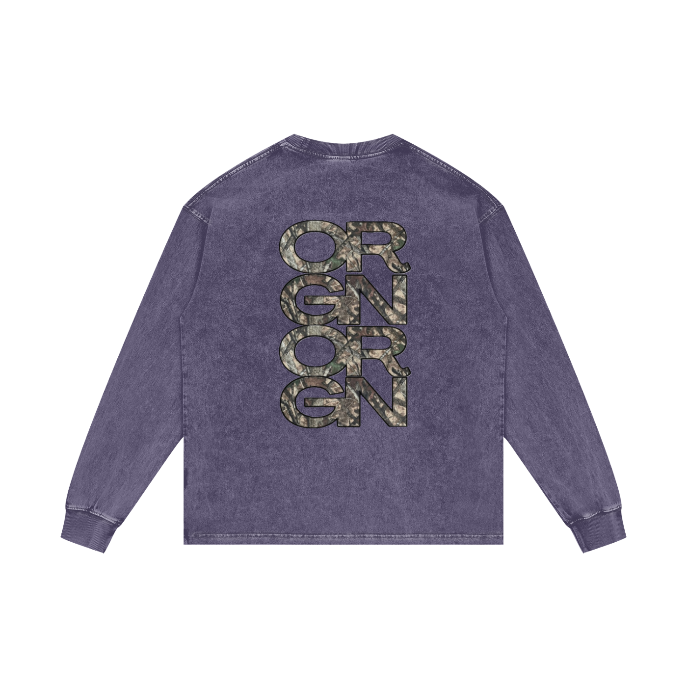 Origin Æsthetics 100% Cotton Long sleeve CAMO ORGN