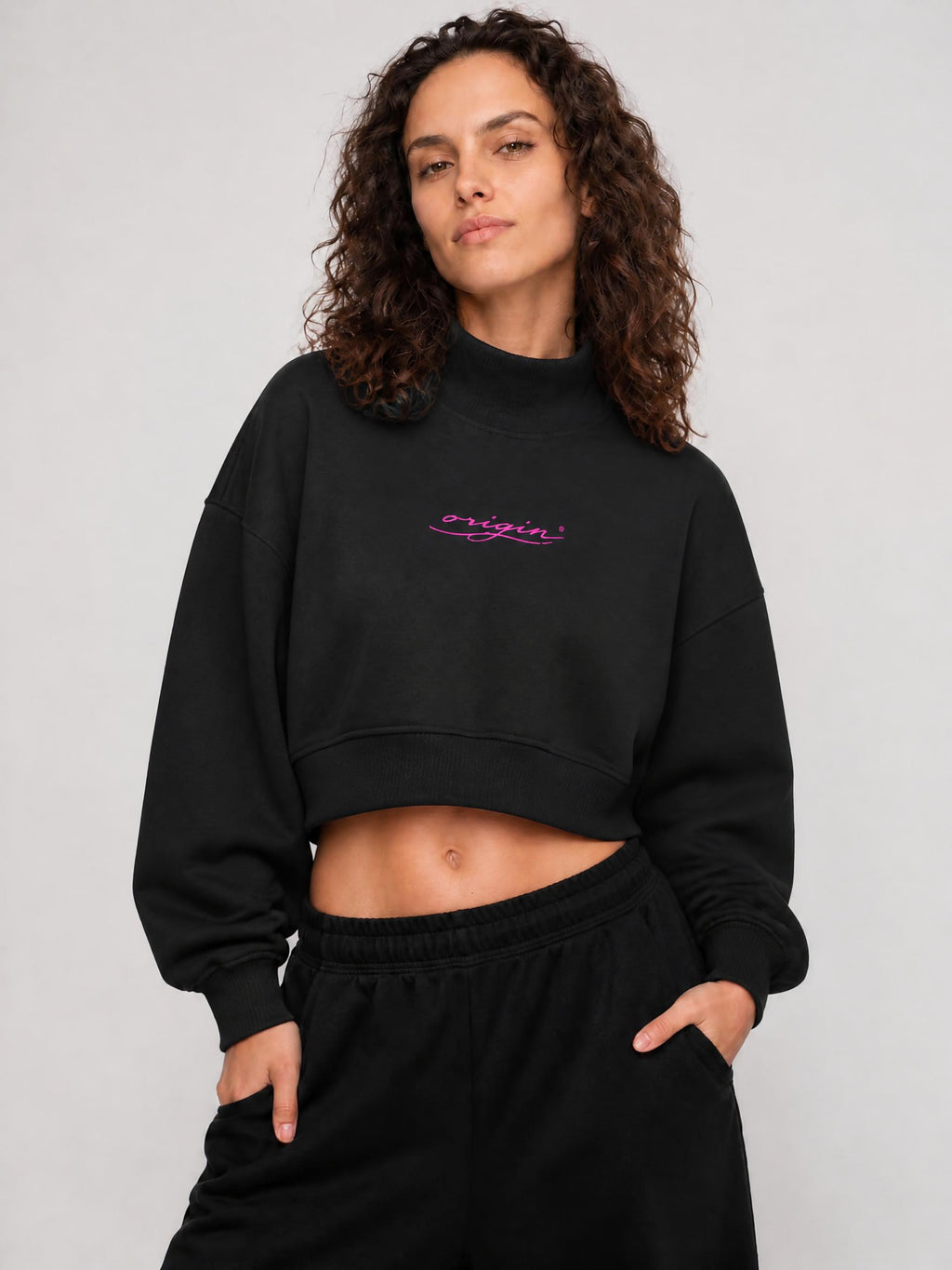 Origin Women's Mock Neck Sweatshirt