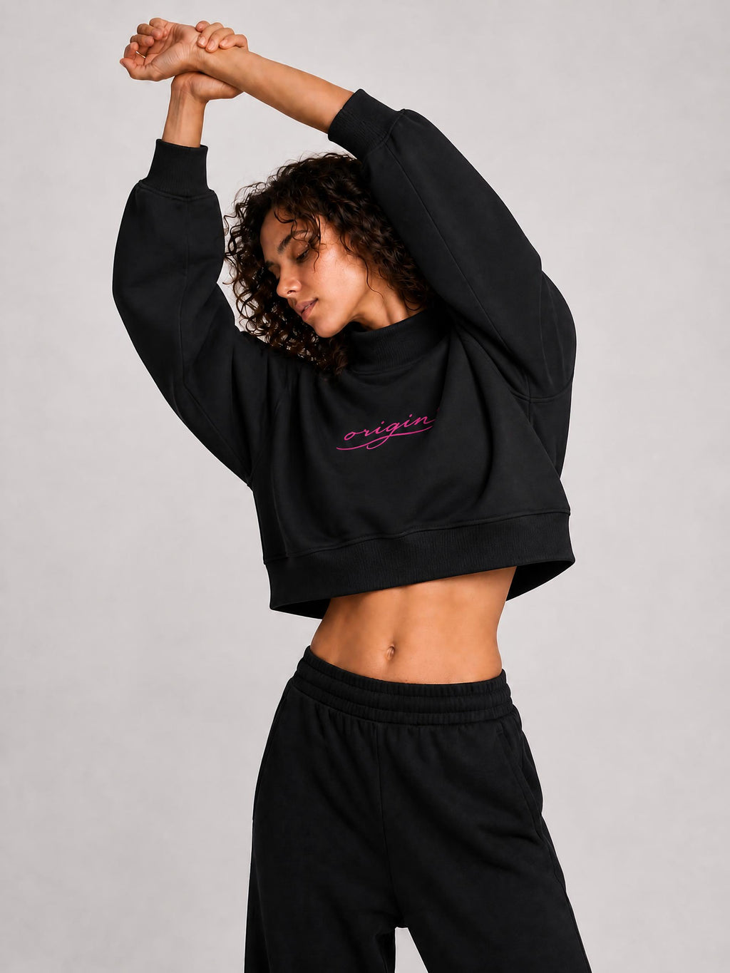 Origin Women's Mock Neck Sweatshirt
