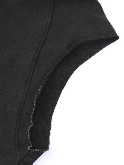 Pure cotton Sleeveless Hoodie | Angel
