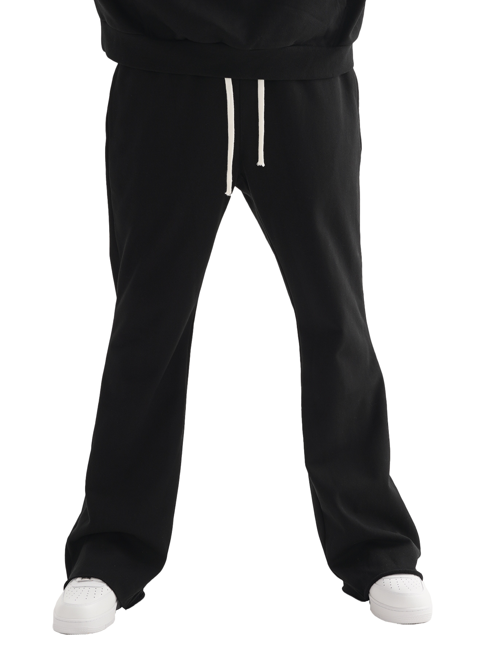 Origin Aesthetics Pure Cotton Flared Sweatpants - Chrome